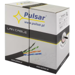 PU-NC301B Skrętka komputerowa, U/UTP, cat 5e, 24AWG, Cu, Fca, 500m (zewnętrzna)