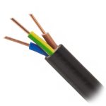Przewód elektryczny ziemny drut YKY 0,6/1kV 3x1,5mm2 CZARNY MERCOR 100m