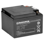 Akumulator EPS 26-12 12V/26Ah EUROPOWER