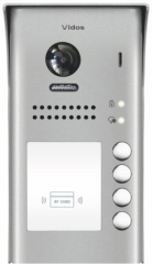 S1104A Bramofon cyfrowy 4-przyciskowy, natynkowy, kamera 600TVL, szerokokątny, czytnik kart, VIDOS DUO