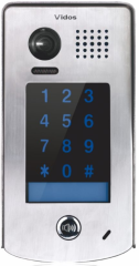 S1301D Bramofon cyfrowy 1-przyciskowy, natynkowy, kamera 2 Mpix, szerokokątny, szyfrator, VIDOS DUO