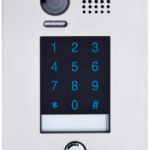 S1401D Bramofon cyfrowy 1-przyciskowy, podtynkowy, kamera 2 Mpix, szerokokątny, szyfrator, VIDOS DUO