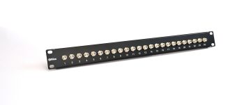 24xF Patch Panel 24xF, 19" 1 U, TELMOR