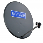 80 TT PREMU GRAPHITE Antena Satelitarna, czasza 80 cm, stal galwanizowana malowana, mocowanie czteropunktowe, kolor szary