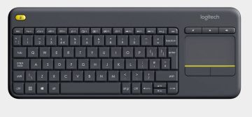 Wireless Touch Keyboard K400 Plus Black