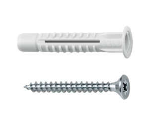 96MZKSZ Kołek MZK 6x30 z kołnierzem i wkrętem 4,5x45, 96MZKSZ, /50 szt./, CELO