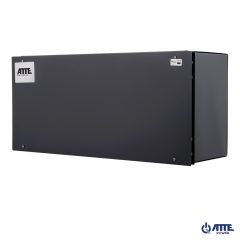 ABOX-R5U0 Obudowa RACK 19", 5U 180mm, miejsce na 2 akumulatory 18Ah, metalowa, RAL 7024 grafit