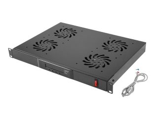 AK-1503-B PANEL WENTYLACYJNY LCD POZIOMY 1U