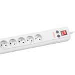 B5/50/SZ Listwa zasilająca, szary, kabel 5m, 5 gniazd