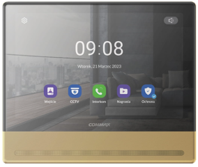 CDV-1004QT GOLD MONITOR 10,1" GŁOŚNOMÓWIĄCY SMART HD MIRROR