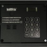 CP-3103R-BLACK Panel audio z czytnikiem RFID, kolor czarny, 4 wejścia, maksymalnie 64 klatki, Laskomex