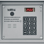 CP-3103R-SILVER Panel audio z czytnikiem RFID, kolor srebrny, 4 wejścia, maksymalnie 64 klatki, Laskomex