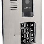 CP-3123R-INOX Panel audio pionowy ze stali nierdzewnej, z czytnikiem kluczy RFID, 4 wejścia, Laskomex