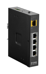 DIS-100G-5PSW Switch przemysłowy D-Link 4xPoE