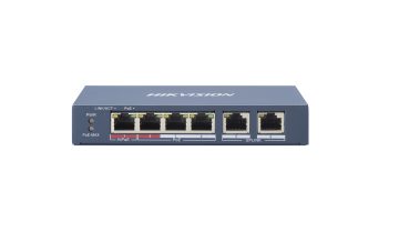 DS-3E0106HP-E Switch 6-portowy (4xPoE), 60W