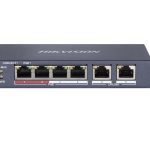 DS-3E0106P-E/M Switch 6-portowy (4xPoE)