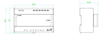 DS-KAD7060EY-S Dystrybutor systemu 2-wire HD do łączenia