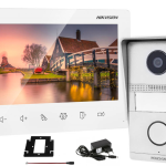 DS-KIS101-P/Flush Zestaw wideodomofonowy 1-lokalowy