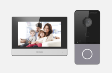 DS-KIS603-P(B) Zestaw VD IP -  DS-KV6113-WPE1,DS-KH6320-WTE1