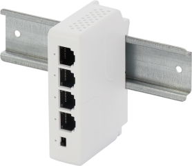 EXT-POE3DIN Extender PoE 1xIN/3xOUT 100Mb/s