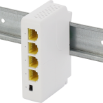 EXT-POEG3DIN Extender PoE 1xIN/3xOUT