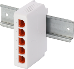 EXT-POEG4DIN Extender PoE 1xIN/4xOUT 802.3af/at/bt