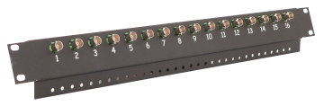 FKT-16-HD Panel porządkujący z transformatorami Video AHD z BNC na UTP