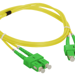 FOC-SCASCA-9SMD-1 Patch cord SM SC/APC-SC/APC duplex 9/125 1.0m