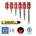 938800XHA GWÓŹDŹ DO BETONU XHA STAL HCR 38MM 800szt dla FORCE ONE, 938800XHA, /800 szt./, CNBOP, CELO