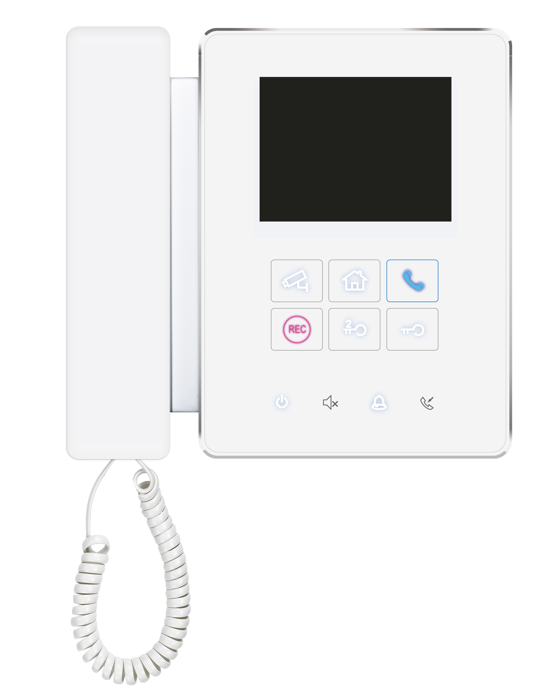 G24 Konsola portierska, dostykowy wyświetlacz LCD 4", zapis wszystkich zdarzeń, wym. 187x191x36 mm,