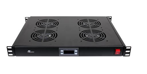 GF-FAN4TR Panel 4 wentylatorów z termostatem Rack 1U