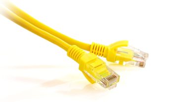 PATCHCORD SKRĘTKA GETFORT CAT.5E UTP 1m żółty