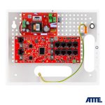 IP-8-20-E Switch PoE do 8 kamer IP, w obudowie wewnętrznej ABOX-E, z zasilaczem 96W, niezarządzalny