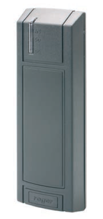 MCT12E-BK-IO Zewnętrzny czytnik EM 125kHz Unique/Bez klawiatury/ Wbudowane linie we/wy, ROGER