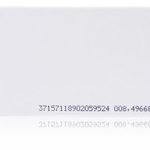 MFC-1 MFC1 Cienka PVC 13.56 MHz MIFARE Ultralight