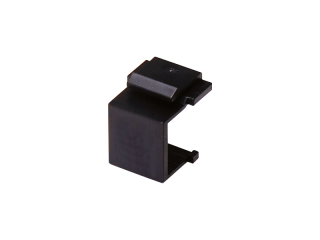 MKA-Z-C Adapter zaślepka otworu keystone, black