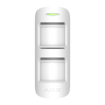 MotionProtect Outdoor WHITE Bezprzewodowa, zewnętrzna czujka PIR, biała