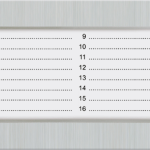 NP-2521 Panel ze stali nierdzewnej, wersja pozioma, do paneli zewnętrznych, LASKOMEX