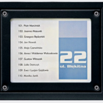 NP-3000-BLACK Panel informacyjny do paneli zewnętrznych malowanych proszkowo, kolor czarny , LASKOMEX