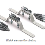 OMM-50W6 Obejma murowa czterootworowa, DIPOL