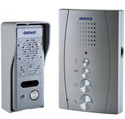 OR-DOM-RE-914/G Zestaw domofonowy bezsłuchawkowy ORNO/ szary