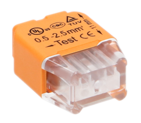 OR-SZ-8004/2/10 Szybkozłączka 2-przew;Drut 0,5-2,5;300V