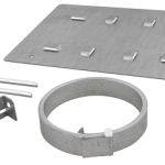 OZB2 Opaska zaciskowa OZB2 z blachą montażową