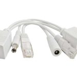 P-POE1 Adapter PoE, złącza typu RJ45 i 2.1/5.5
