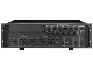 PA-6480 6-strefowe wzmacniacze miksujące PA, mono