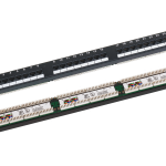 PK-U5-1 Patch panel 1U/19 cali UTP, 24p
