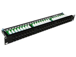 PK030 Patch panel 19"  48 portów