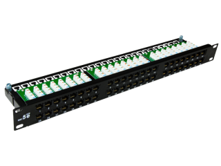 PK033 Patchpanel OPTIMUM UTP kat.5e 48 portów LSA 1U