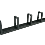 PK048 Organizator kabli 1U 19" z przepustem