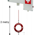 PNH-201SC* Nadajnik 1-kanał, ciągniony, przycisk kasowania, hermetyczny, 2 kółka